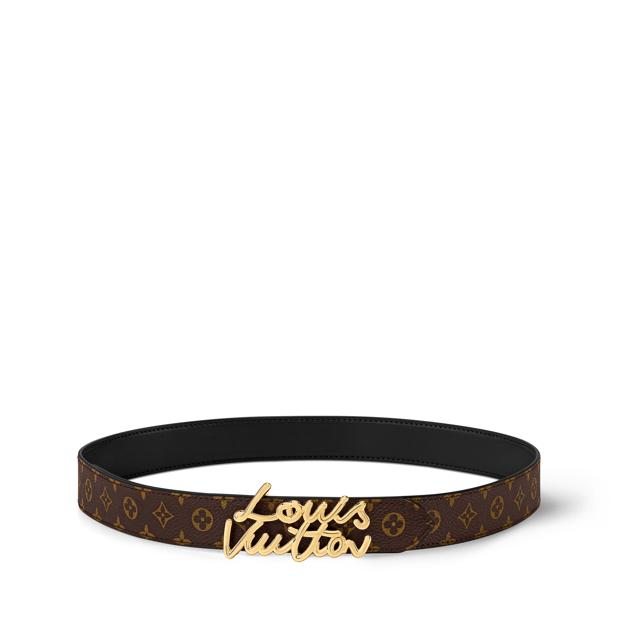 LOUIS VUITTON　ルイヴィトン　フラットシューズ　モノグラム　ベルト ルイ ヴィトン モノグラム ベルト・LVサークル 20MM リバーシブル #75